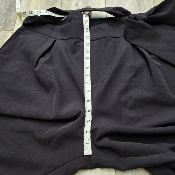 Eloquii Super Wide Leg Dress pants Tie At Waist. Very High Waist Size Womens 14 - Picture 6 of 12